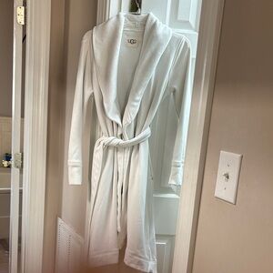 UGG Soft Cream Belted Robe